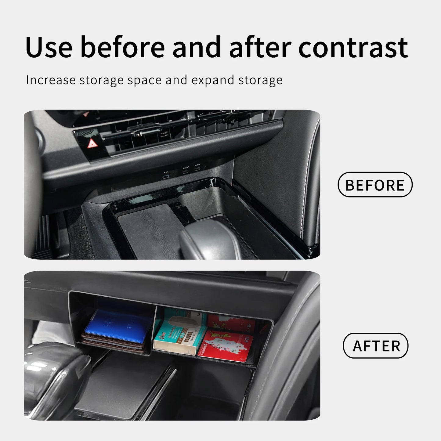 for Toyota Camry 9th 2024 2025 Storage Box Central Console