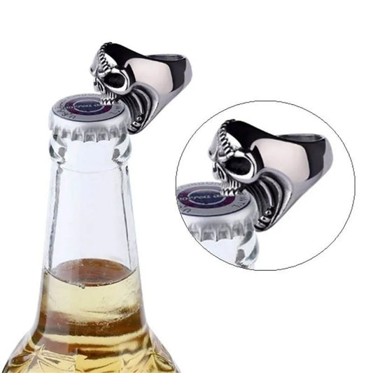 Portable Mini Ring Beer Bottle Opener Stainless Steel Finger